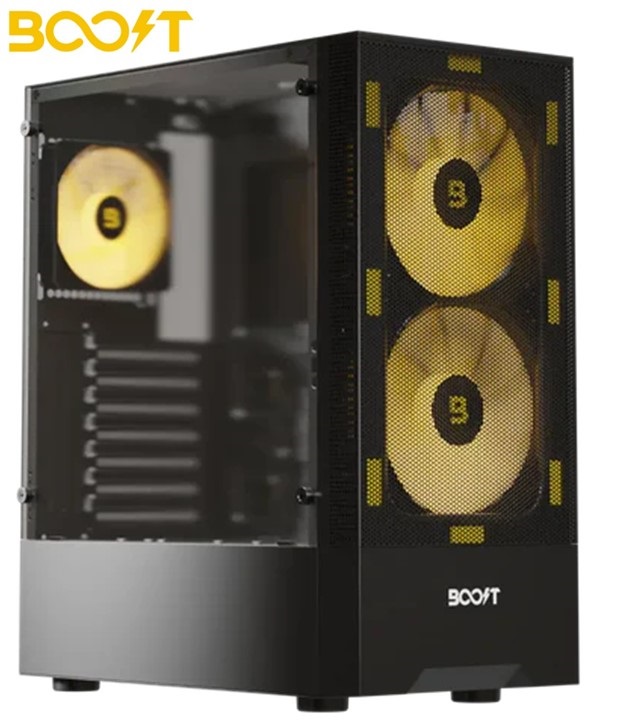 Boost Enclosure Pro Series P100 Gaming Casing With 3 ARGB Fans at Best ...