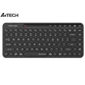 A4 Tech FBK36C AS Silent Low-Profile Keys Bluetooth & 2.4G Wireless-Black
