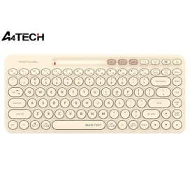 A4 Tech FBK36C AS Silent Low-Profile Keys Bluetooth & 2.4G Wireless-beige
