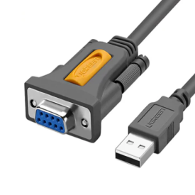 UGREEN 20201 USB 2.0 Male To DB9 RS-232 Female Adapter Cable 1.5M