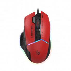Bloody W95 Max Extra Fire Ultra Core Activated 12,000 CPI RGB Gaming Mouse - Sports Red
