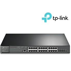 TPLink TL-SG3428X JetStream 24-Port Gigabit L2+ Managed 10G Switch with 4 10GE SFP+ Slots
