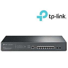 TPLink TL-SG3210XHP-M2 JetStream 8-Port 2.5GBASE-T and 2-Port 10GE SFP+ L2+ Managed Switch with 8-Port PoE+