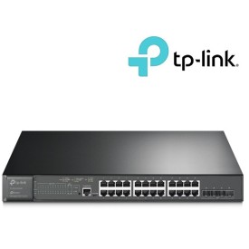 TPLink TL-SG3428X JetStream 24-Port Gigabit L2+ Managed Switch with 4 10GE SFP+ Slots