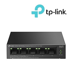 TPLink TL-LS105LP 5-Port 10/100Mbps Desktop Switch with 4-Port PoE