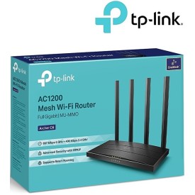 TPLink Archer C6 AC1200 Wireless MU-MIMO Gigabit Router