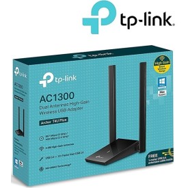 TPLink Archer T4U Plus AC1300 Dual Antennas High-Gain Wireless USB wifi Adapter