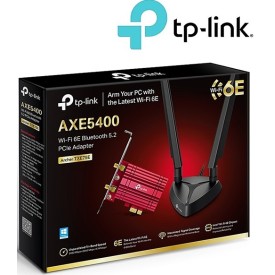 TPLink Archer TXE75E AXE5400 Wi-Fi 6E Bluetooth 5.3 PCIe Adapter