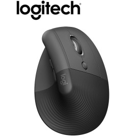 Logitech Lift Vertical Ergonomic Wireless Mouse Graphite
