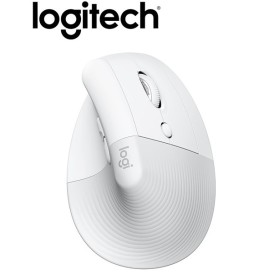 Logitech Lift Vertical Ergonomic Wireless Mouse Off-white