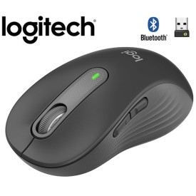 Logitech M650 L Signature Large Wireless Mouse Graphite