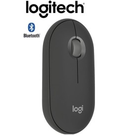 Logitech Pebble Mouse 2 M350s Slim Wireless Bluetooth Mouse Tonal Graphite