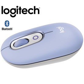 Logitech POP Mouse Wireless Mouse with Customizable Emoji LILAC