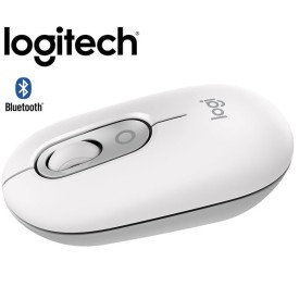Logitech POP Mouse Wireless Mouse with Customizable Emoji Off-White