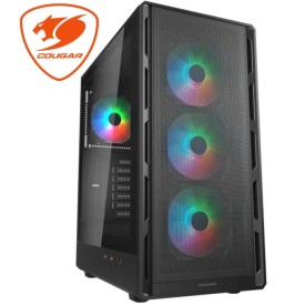 COUGAR AIRFACE PURE RGB Mid-Tower E-ATX Gaming Casing Black