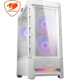 COUGAR Duoface RGB Mid Tower E-ATX With 2 Type Front Panels Gaming Casing White