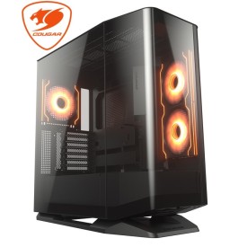 COUGAR FV270 RGB Mid-Tower Curved Glass Panel Gaming Casing Black