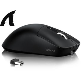 ATTACKSHARK X3 MAX 49g Superlight Wireless Gaming Mouse-Black