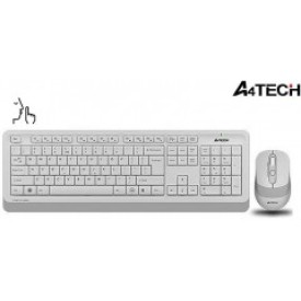 A4 Tech FG1010S 2.4G Silent Optical Wireless Desktop Set-White
