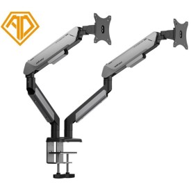 AndaSeat STEALTH PRO II DUO A9 ERGONOMIC Double Monitor Arm-Black Titanium