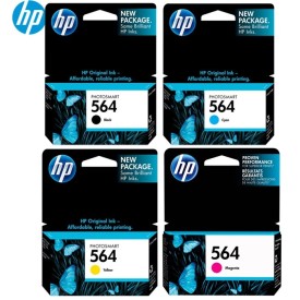 HP 564 Cyan, Yellow, Magenta and Black Original ink Cartridge Set