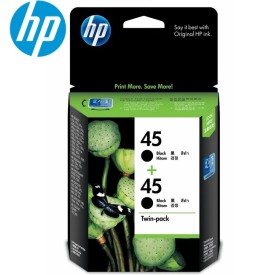 HP 45 Twin Pack Black Original Ink Cartridges