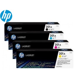 HP 201A Black, Cyan, Yellow and Magenta Original LaserJet Toner Ink Cartridge