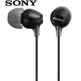 SONY MDR-EX15AP Wired In-ear Headphones with Microphone-Black