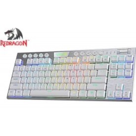 Redragon K621 Horus TKL Wireless RGB Mechanical Gaming Keyboard-White