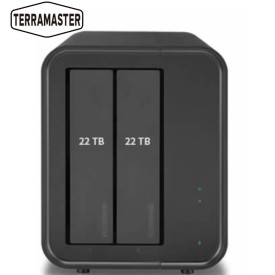 TerraMaster F2-212 2 Bay Home Network Storage Nas Enclosure