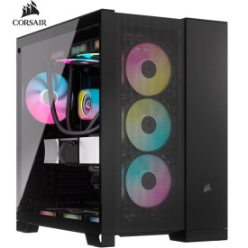 Corsair 6500D AIRFLOW Mid-Tower Dual Chamber PC Case-Black