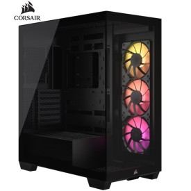 Corsair 3500X ARGB Mid-Tower PC Case-Black