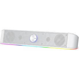 Redragon GS-560 Adiemus RGB Desktop Soundbar-White Speakers