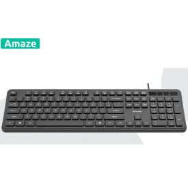 Amaze A734 Probus Super Silent Chocolate Keys Wired Keyboard