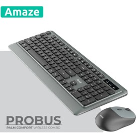 Amaze A745 Probus Palm Comfort Wireless Keyboard & Mouse Combo