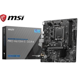 MSI PRO H610M-S DDR4  Intel Core 14th/ 13th/ 12th Gen Gaming Motherboard