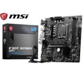 MSi B760M BOMBER WIFI DDR5  Intel Core 14th/13th/12th Gen Supported Gaming Motherboard