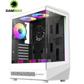 GAMEMAX VISTA COC AW Tempered Glass Gaming Casing White