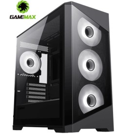 GAMEMAX DESTROYER TGB Tempered Glass Gaming Casing Black