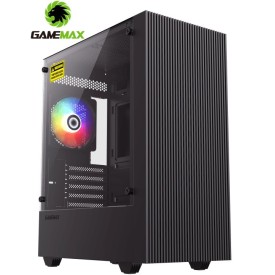 GAMEMAX EDGE Tempered Glass M-ATX Gaming Casing Black