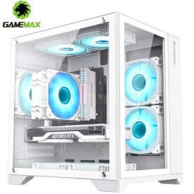 GAMEMAX INFINITY MINI WH Tempered Glass M-ATX Gaming Casing White