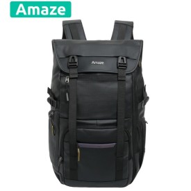 Amaze A945 Premium Synthetic Fibre Backpack Black