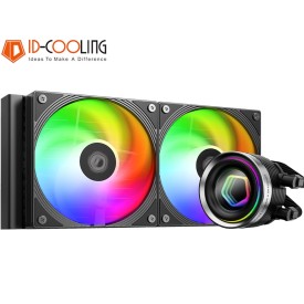 ID-Cooling FX240 INF Infinity Mirror AIO Gaming Liquid Cooler Black