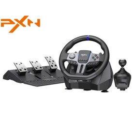 PXN V9 GEN2 Magnetic Gaming Steering Wheel Simulator With Shifter Pedals
