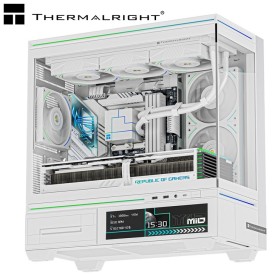 Thermalright TL-M10W VISION ARGB Tempered Glass Gaming Casing White