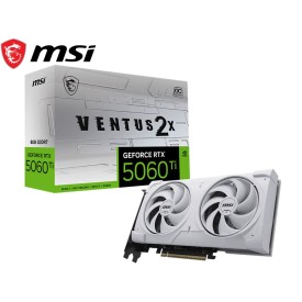 MSI GeForce RTX 5060 Ti 8G VENTUS 2X OC Plus Gaming Graphic Card White