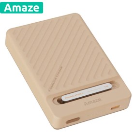 Amaze A246 MAGPRO Magnetic Wireless 10000mAh Power bank Beige