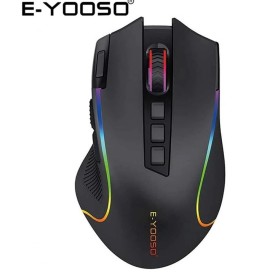 E-Yooso X-11 Pro RGB Tri-Mode Gaming Mouse Black