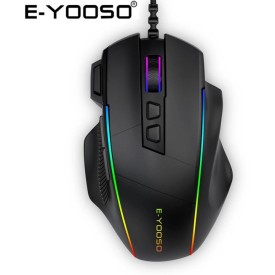 E-Yooso X-49 RGB Wired Gaming Mouse Black