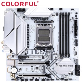 Colorful BATTLE-AX B650M WIFI V14 AMD Gaming Motherboard WHITE
